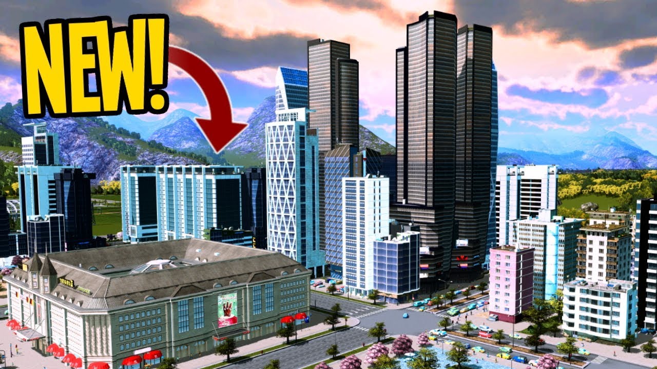 How To Design A Realistic City Center In Cities Skylines Teaville Youtube