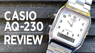 #CASIO AQ-230 (Module 5154) Analogue/Digital Watch Review - Is this classic Casio any good?