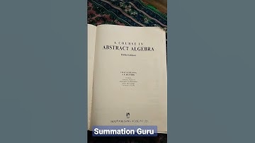 Abstract Algebra for Higher Mathematics Students 🌹