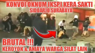 Viral Konvoi 0knum Pencak Silat IKSPI KERA SAKTI Sidoarjo Surabaya Jawa Timur INDONESIA