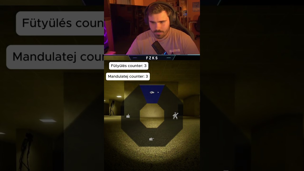 Backrooms  #magyargaming #gaming #funny #streamer #horror #backrooms