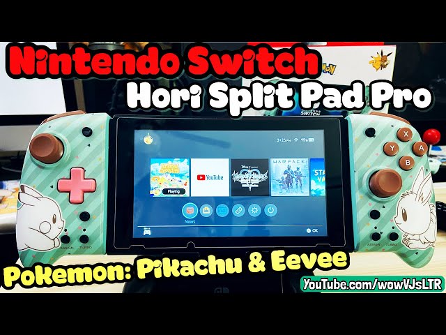 Nintendo Switch Split Pad Pro - Pokemon Pikachu & Eevee Edition | Hori  Brand (New Color) - YouTube