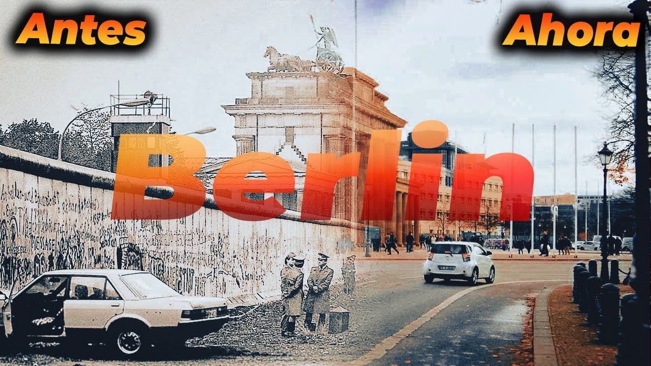 😱 Así ERA BERLÍN con el MURO y así es HOY ❗ 🇩🇪   