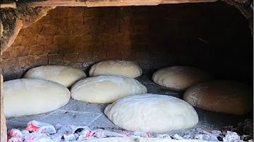 TAŞ FIRINDA BİR AY BAYATLAMAYAN KÖY EKMEĞİ YAPIMI