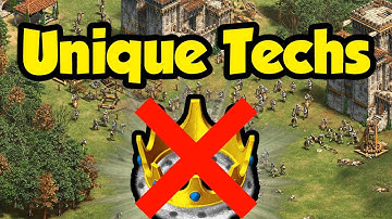 What are the worst unique techs in AoE2?