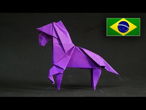 Vídeo: Como Fazer Um Cavalo De Origami