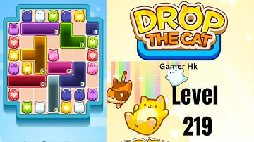 Drop The Cat Level 219 Walkthrough Solution 