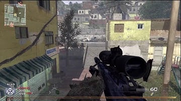 MW2 Tactical Nuke With The 50 Cal on Favela.wmv