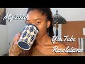 My 2020 YouTube Resolutions | waist length hair, loose natural hairstyles, fitness, &amp; more!