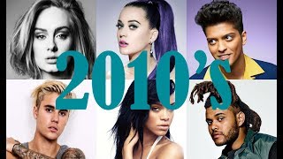 Billboard Top 100 Songs of 2010's