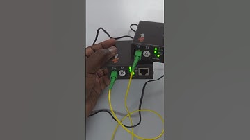 Fiber To Ethernet RJ45 Media Converter 10/100Mbps Base-Tx To 100Base-Fx 20KM #shorts