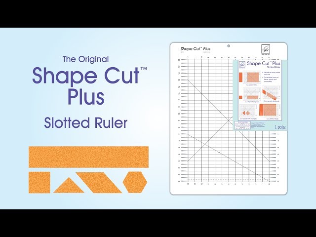 June Tailor Shape Cut Slotted Ruler