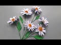 How to Make Daisy Flower From Colour Paper | Paper Craft | Home Decor #diy #paperflower #decor