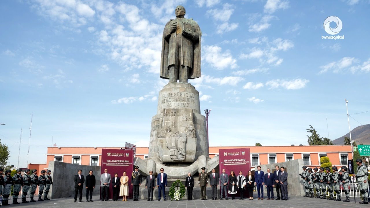 Conmemoran el 156 Aniversario del Estado de #Hidalgo - YouTube