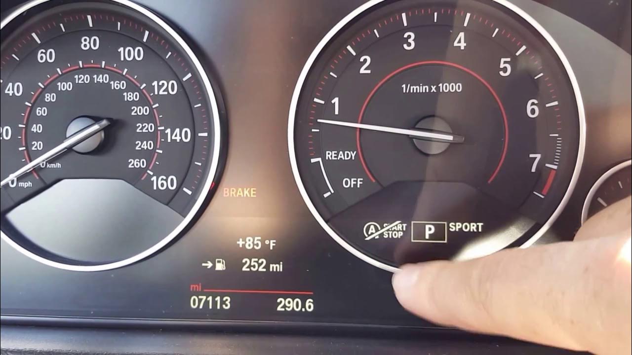 BMW Auto Start/Stop - YouTube