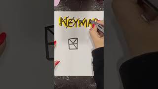 Neymar Brand Logo🤑🔥 #neymar #artbymalaika #shorts