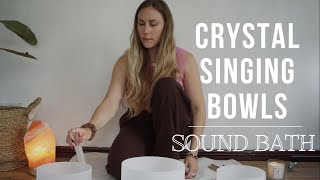 Crystal Singing Bowls Sound Bath - 21 min Sound Healing