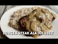 I Cooked Burger Steak ala JOLLIBEE For The First Time and Regretted Not Making It Sooner!