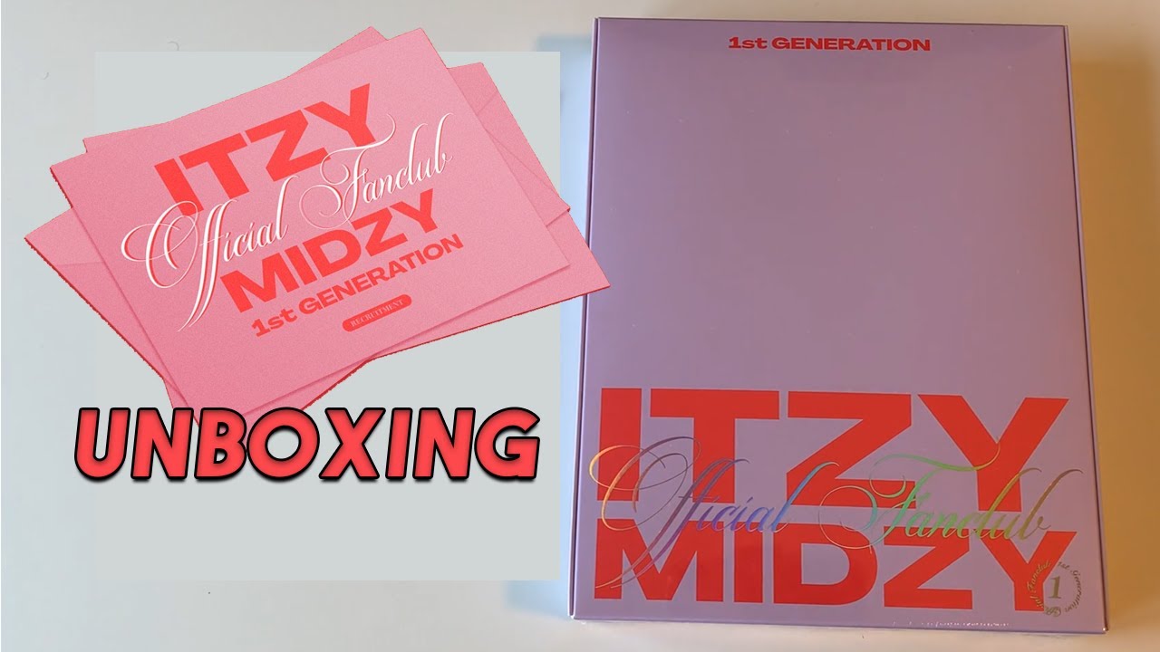 ☆ITZY☆MIDZY 1ST GENERATION KIT☆ Unboxing ITZY Midzy 1st Generation Fan Kit! - YouTube