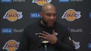 Darvin Ham PostGame Interview | San Antonio Spurs vs Los Angeles Lakers