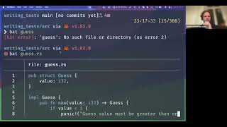 The Rust Programming Language: Writing Automated Tests (rust01 11)