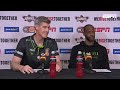 Kelly & Cummings Press Conference vs Illawarra Hawks (Round 2, NBL24)