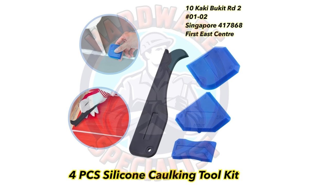 Silicone Caulking Tool Kit - How To Caulk Like A Pro 