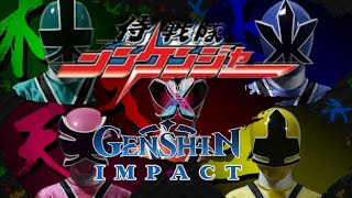 Samurai Sentai Shinkenger Op :  Genshin Impact Version