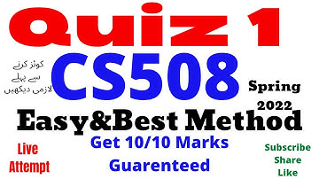 cs508 quiz 1 spring 2022 cs508 quiz 1 solution 2022 cs508 quiz 1 2022 CS508 quiz 1 quiz1 cs508 2022