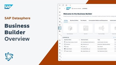 Business Builder Overview: SAP Datasphere