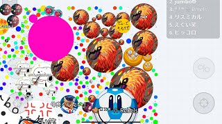 agario mobile ソロで過密鯖に凸る！