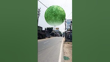 Green planet faling 😱🙀 #music #vairalshort #remix #3dplanet #animation #3dvfx #youtubeshorts