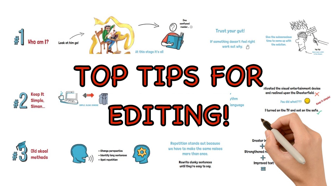EDITING TIPS for STUDENTS and WRITERS! - YouTube
