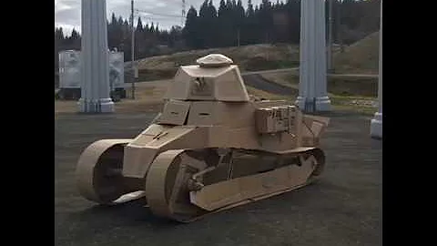 戦車作り方ダンボール