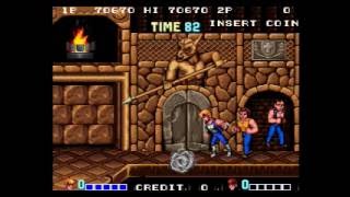 DOUBLE DRAGON - Arcade (Technos Japan) Gameplay 1 Credit