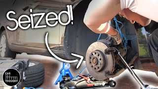 How to fix a seized brake caliper! - VW Golf MK6 2.0 TDI GT