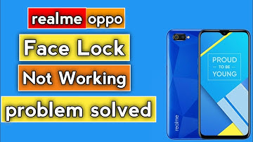 Realme Mobile Face lock Not Working Problem || Face Recognition Not Working Realme Mobile