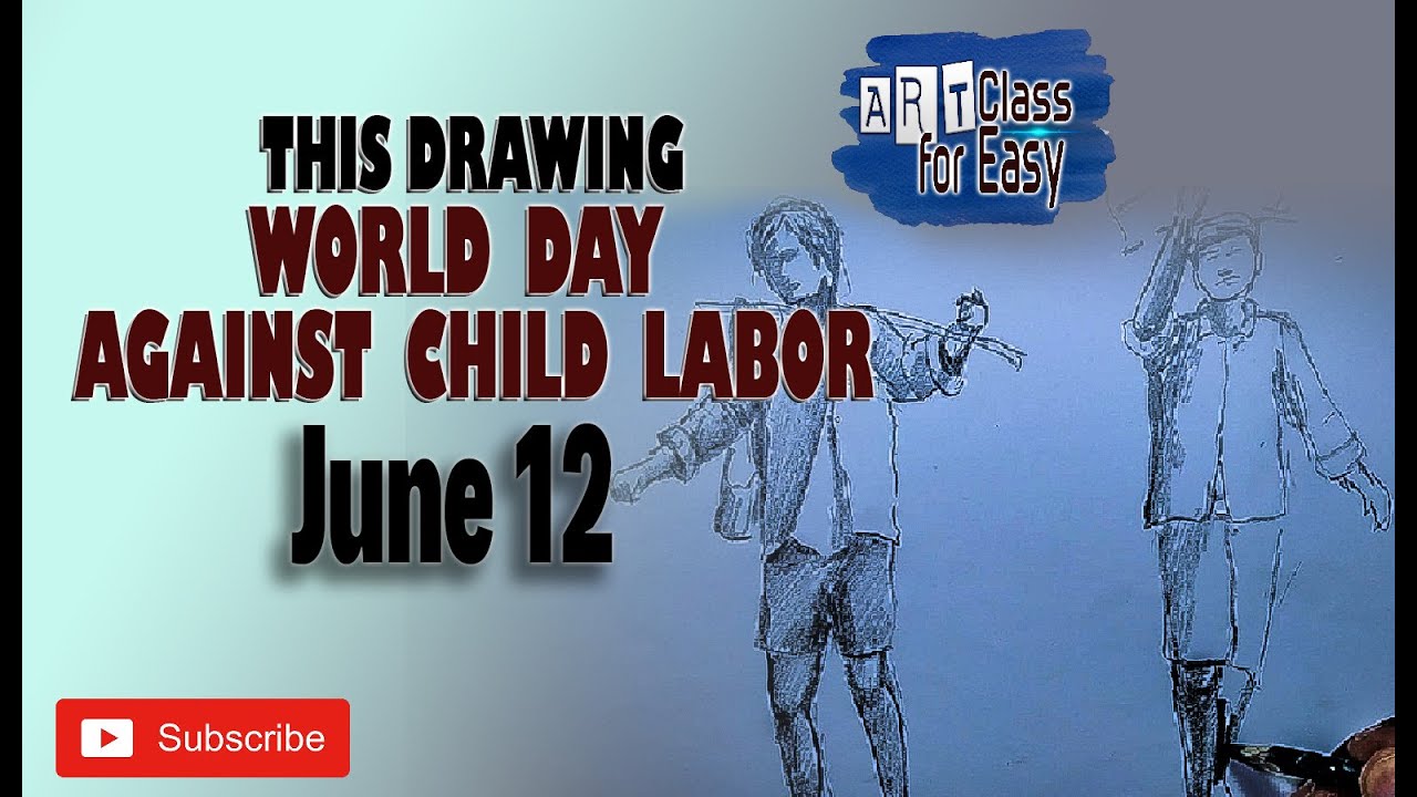 World Day Against Child Labor Pencil Drawing 21 June 12 Human Drawing Art Class For Easy Youtube World Day Against Child Labor Pencil Drawing 21 June 12 Human Drawing Art Class For Easy Youtube