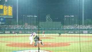 世界棒球12強‧PREMIER 12‧台灣(TPE) vs 荷蘭(NED)‧林泓育右外野深遠二壘安打