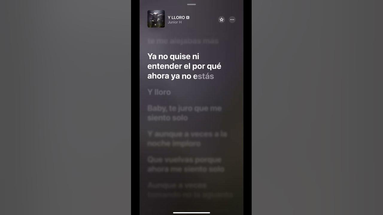 Y Lloro - Junior H [Lyrics/Letra]