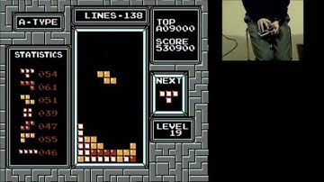 [NES Tetris] 9th Maxout - 1,010,420 - PB choke (at the time)