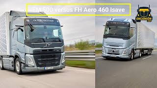 ¿Cual es MEJOR? FM 500 versus FH AERO 460 I-SAVE  COMPARATIVO Volvo Trucks EN RUTA GRECIA 2ªparte