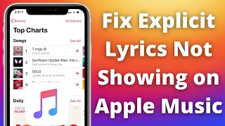 How to Fix Explicit Lyrics Not Showing on Apple Music iOS 14/14.5.1 screenshot 5