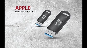 How to Create 64 GB Apple pen drive in Adobe Illustrator tutorial CS6
