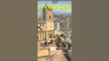 How To Throw This City Fake Smoke on Mirage CS GO #shorts