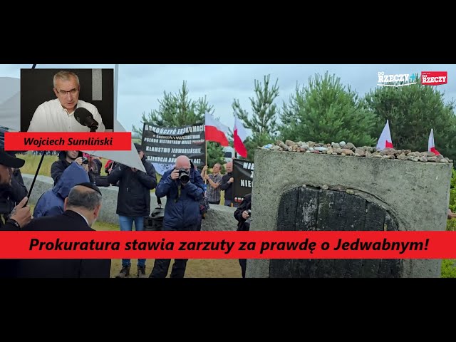 Miniatura: Prokurator (Rabin Schudrich?) stawia...