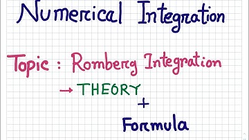 38. Romberg Integration- Generating Formula ||BSc Honours-2nd year|| Bangla