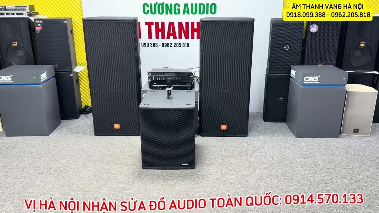 QUÁI VẬT JBL MRX 525 + SUB LSPRO 40 - TEST THEO YÊU CẦU - SỐNG ĐỘNG NHƯ PHÒNG TRÀ