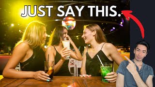 Download Lagu How to talk to a group of girls attractively (step by step) MP3