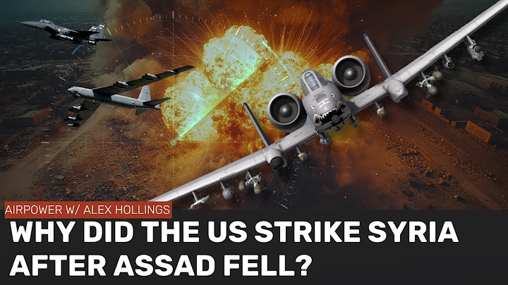 Why did the US strike dozens of targets in Syria AFTER Assad fell?
